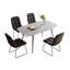 5-Piece Dining Table and Chairs ,Dining Room Set with 4 Modern Chairs-64484357-64484353