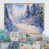 Toile naturelle avec cadre flottant