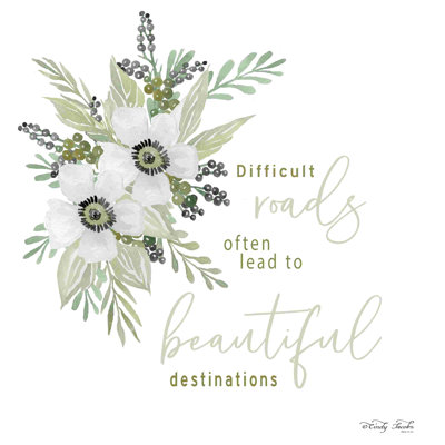 «Beautiful Destinations» par Cindy Jacobs, art textuel