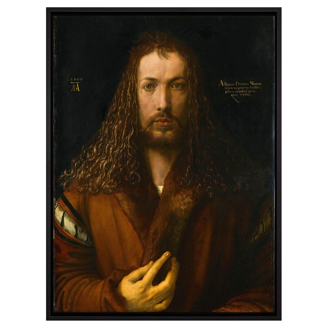 Gerahmtes Leinwandbild Self-Portrait von Albrecht Dürer