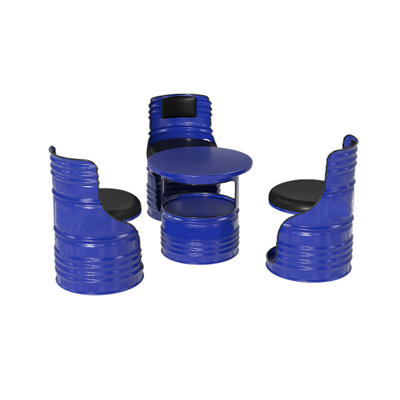 Maicey 3 - Person Pedestal Dining Set