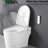 Heated Seat Smart Toilet Bidet , Night , Self-Cleaning Nozzle, Foot Sensor, Remote Control, Led Display With Seat,