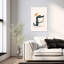 Cool Alligator Party Whimsical Alligator Crocodile Summer Tropical Wall Art Print 1 Piece Wrapped Canvas Wall Art-1428801984