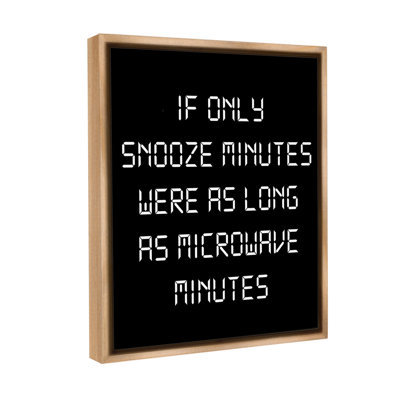 "Snooze Vs Micr micro-minutes" par Lil 'Rue sur toile
