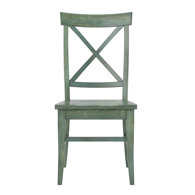 Sloan 16.93'' H Solid Wood Side Chair, Antique Sage