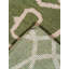 Vert | Tapis beige géométrique en laine beige fait à la main-193726268