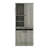 Tall Storage Cabinet Featuring Adjustable Shelves And Flip Out Basket  With Handles Large Capacity Organizer For Bathroom Kitchen Living Room And Office-1301418539