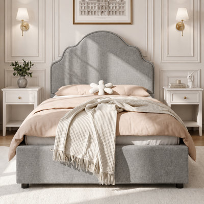 Upholstered Single (3') Ottoman Bed
