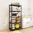 Jahod 5-Tier Foldable Metal Shelving Unit with Wheels-1034127964-1037206104