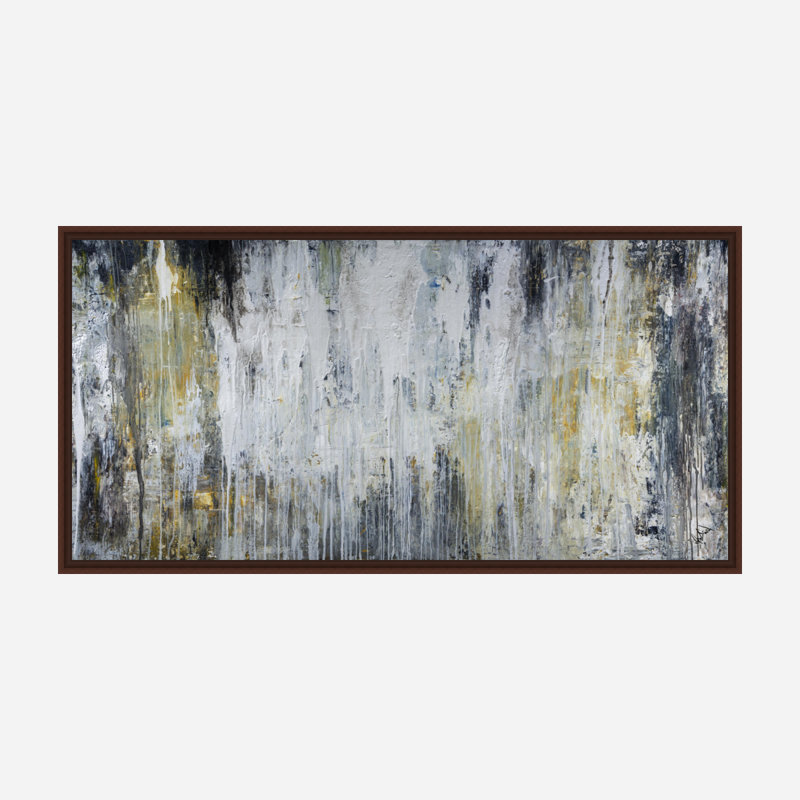 Marshmellow Pie By John Beard - Gallery Wrapped Canvas Print Print by John Beard, 26" H x 50" W x 2" D, Brown Floater Framed