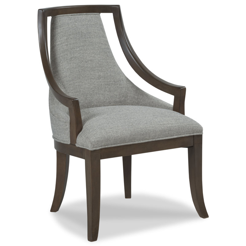 Fauteuil rembourré Palmer, 3152 Lin, Noyer