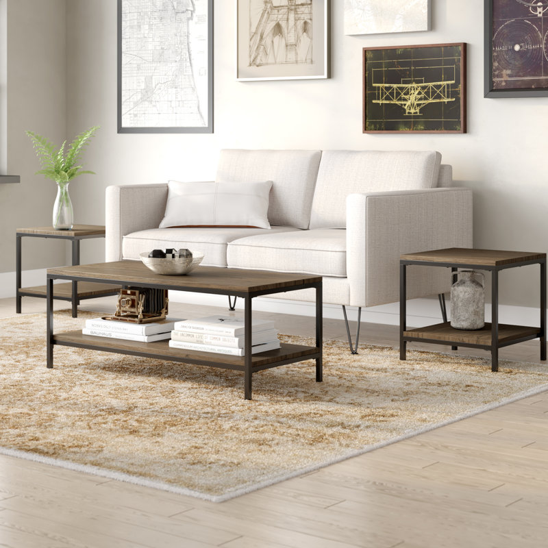 Ensemble de tables basses 3 pièces Holford