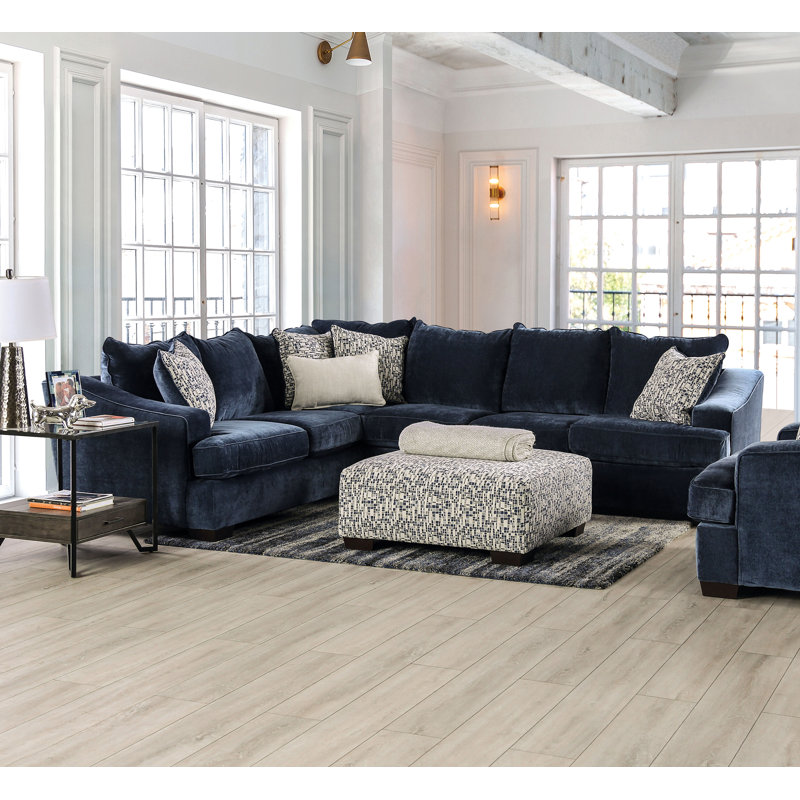 Canapé modulaire d'angle avec repose-pieds Penley