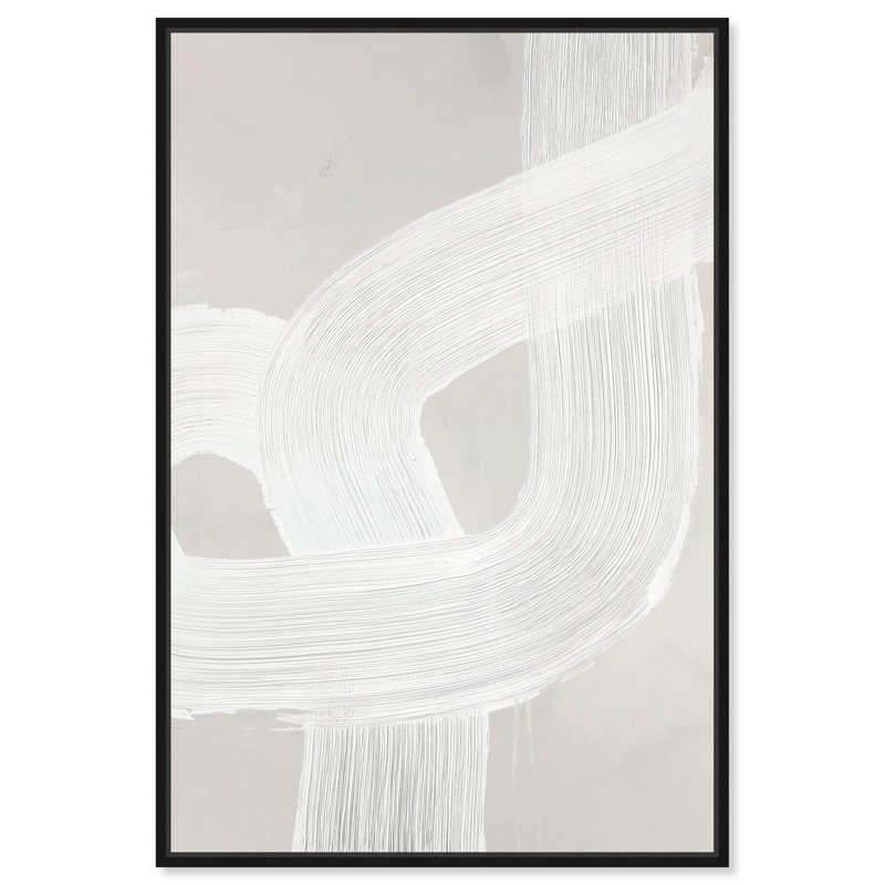 «Spontane Flow I», reproduction d'art sur toile par Art Remedy, H 31 po x l 21 po, Structure noire