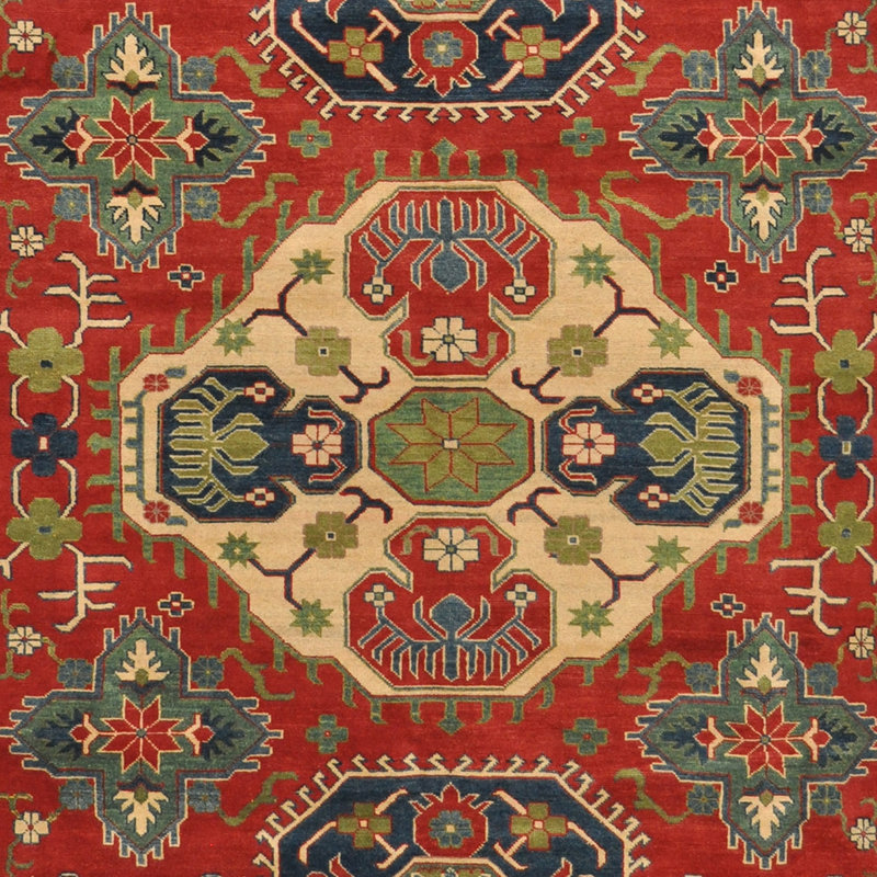 Tapis afghan en laine Kazak