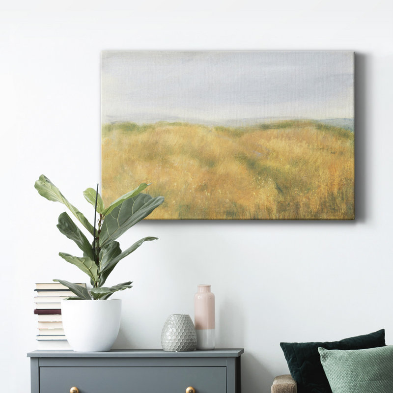 Wheat Fields II - impression sur toile tendue, H 60 po x l 40 po x P 1 po