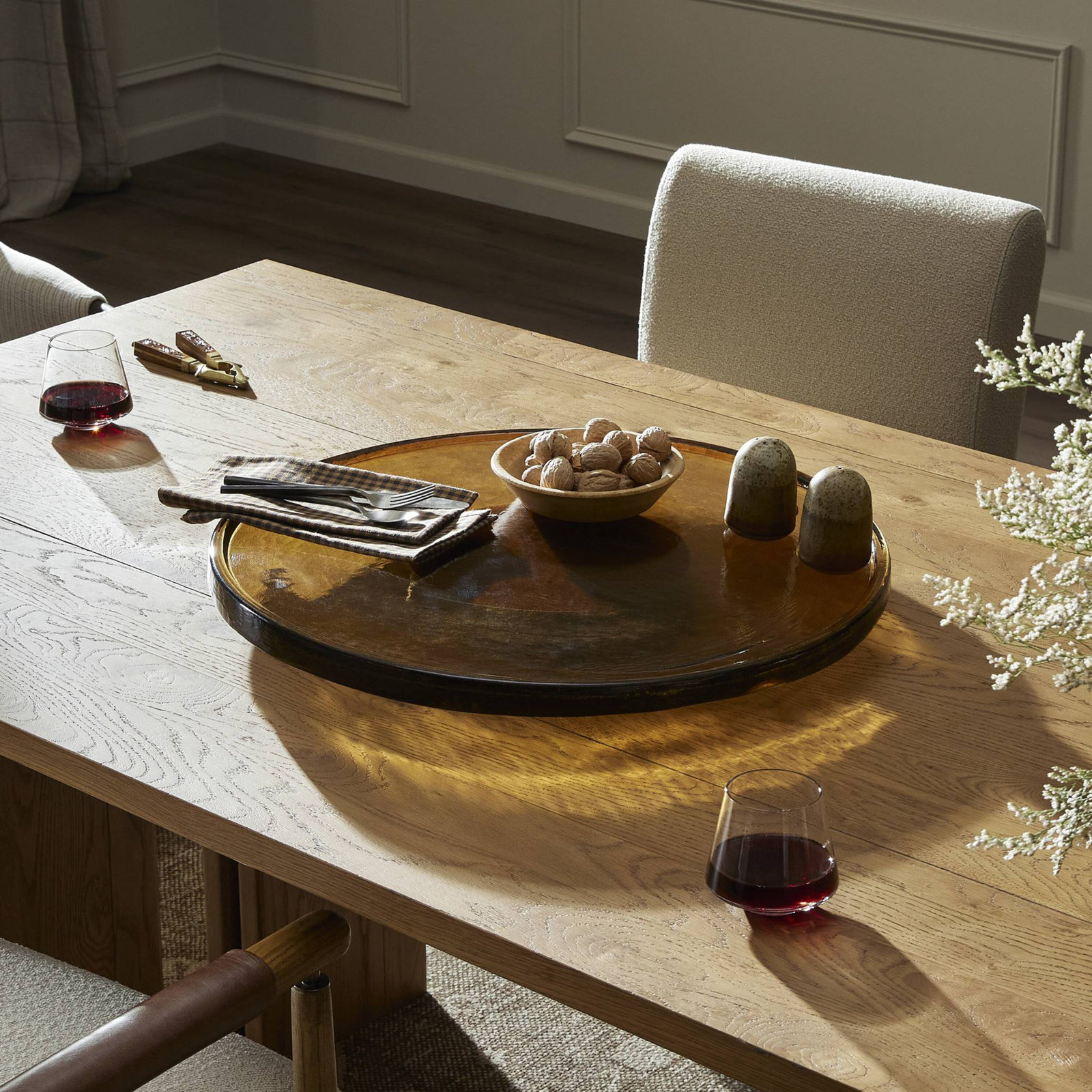 Suz Lazy Susan, Amber