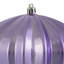 Vickerman 5.7" Lavender Shiny Onion Christmas Ornament UV, 3 per bag