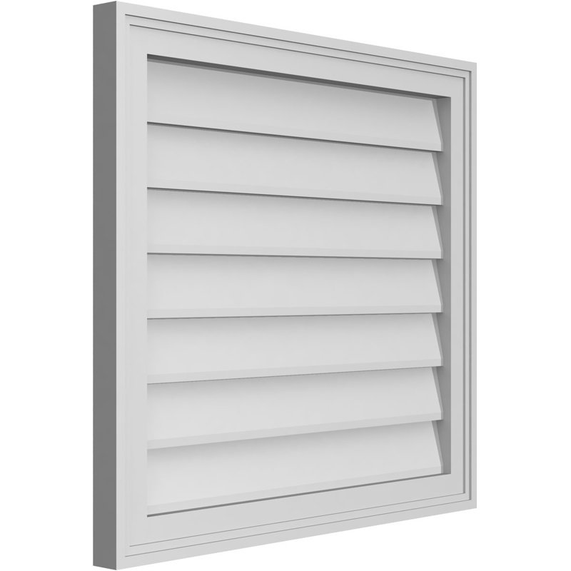 Cadre en brique, brun clair apprêté, H 24 po x l 26 po x P 1,5 po