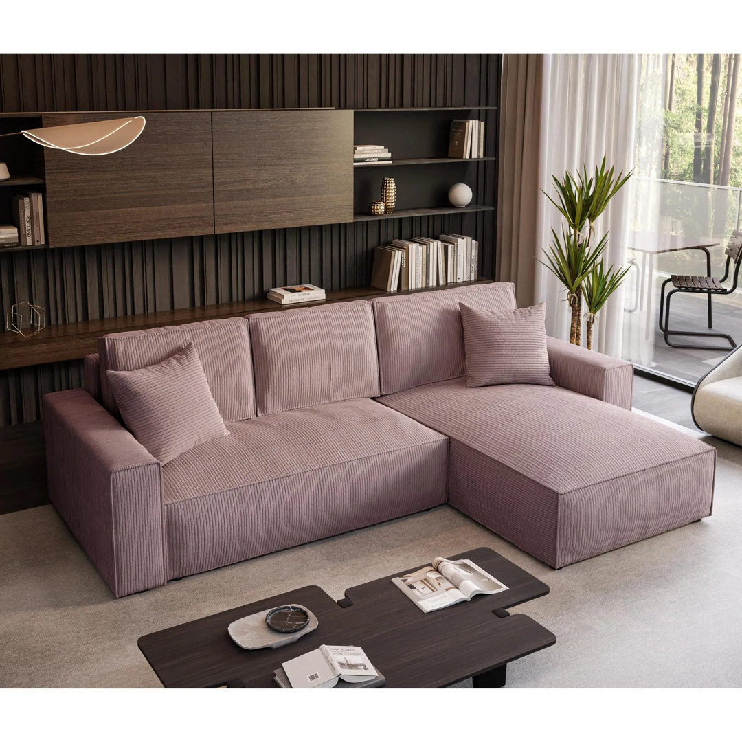 Ecksofa Rintoul mit Bettfunktion