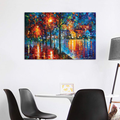 «Cold Emotion» par Leonid Afremov, reproduction d'art sur toile tendue