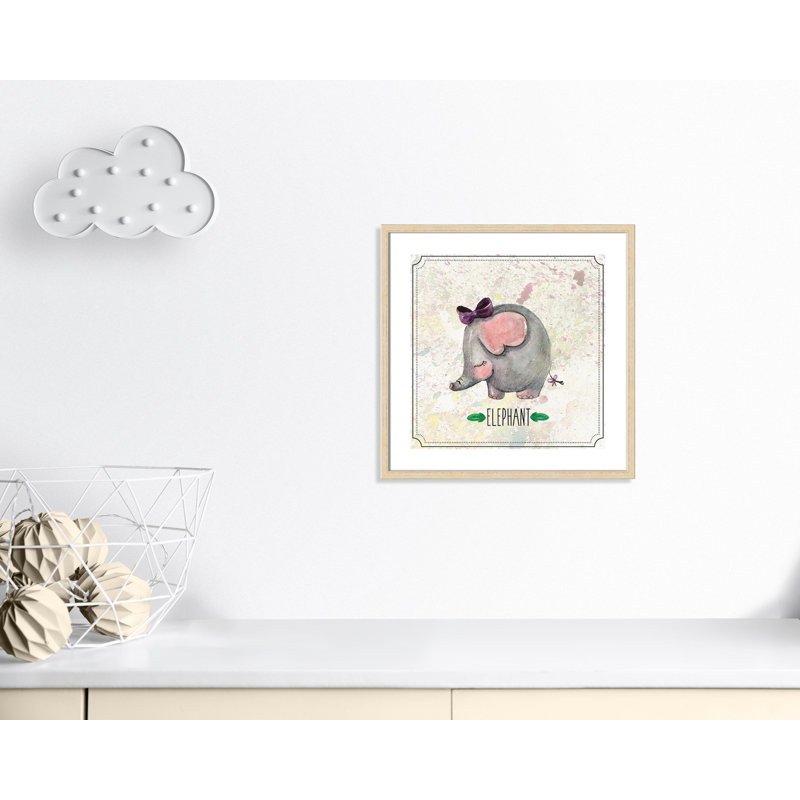Adhésif décoratif 3 pi Jungle Day, Encadré de boîte beige, 22.5" H x 22.5" W x 1.18" D