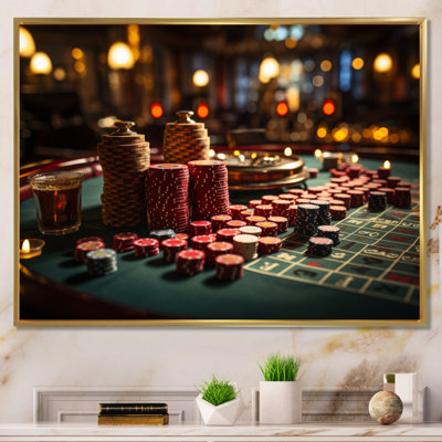 «Casino Royale Blackjack I», art mural sur toile, jeux de casino