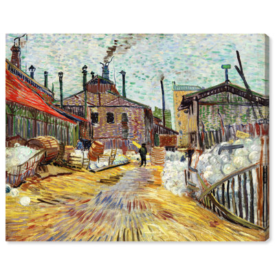 L'usine par Vincent Van Gogh - Peinture