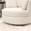 Fauteuil d'appoint pivotant avec repose-pieds de rangement-1025068744