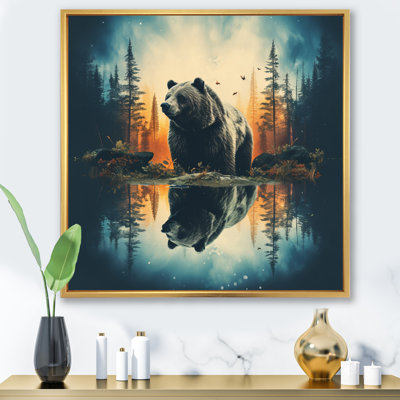 «Double Exposure Bear», art mural ours