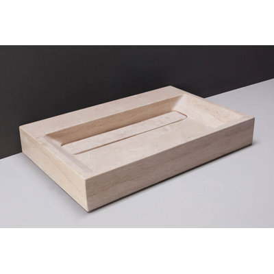 Forzalaqua 60Cm Single Bathroom Vanity Top in Honed with Sink