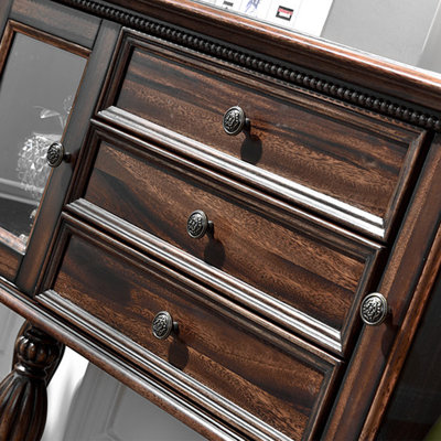 Retro Multifunctional Solid Wood Console Table