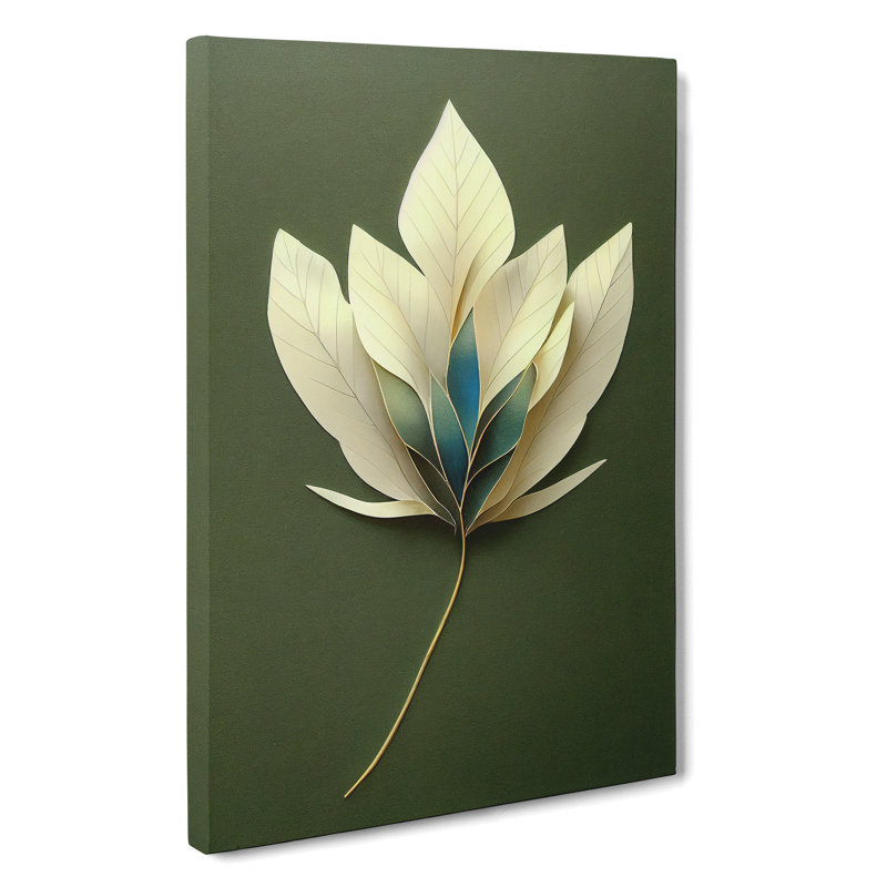 Lovable Leaf - Wrapped Canvas, 50cm H x 35cm W x 3cm D