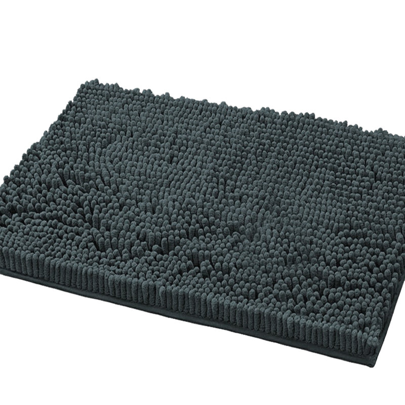 Tapis de salle de bain 36 po x 24 po - Gris anthracite, Gris anthracite