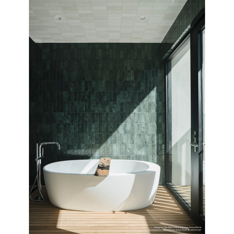Cloe Ceramic Tile, Green
