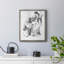 Graphite abstrait I, toile encadrée de qualité supérieure - prête à être accrochée-332282975-332282972