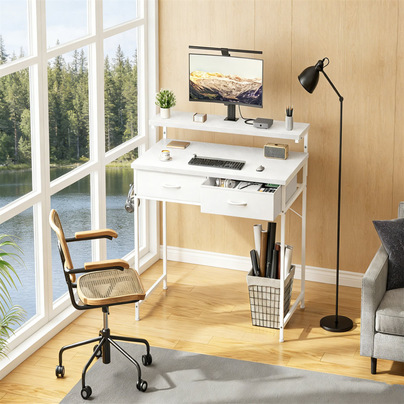Computer Desk, White