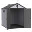 Remise de rangement en plastique 6 * 8Ft en résine pour le jardin