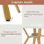 Metal Base Dining Table