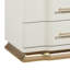 Table de chevet arène beige