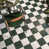 Checkerboard Diamond & Green