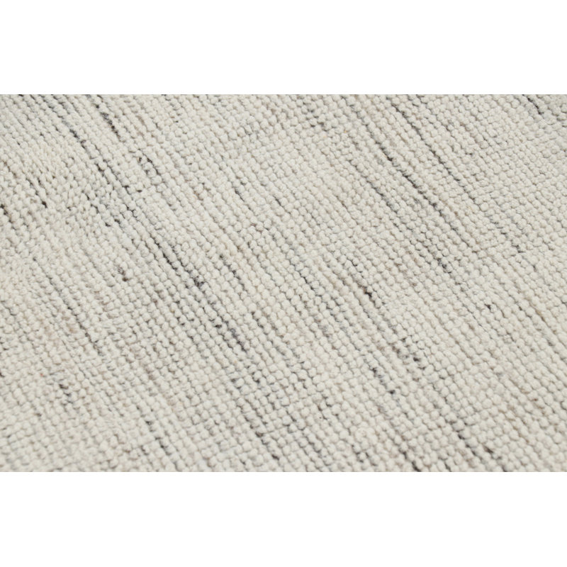 Rug & Kilim’S Contemporary Textural Rug In White Tones And Striae