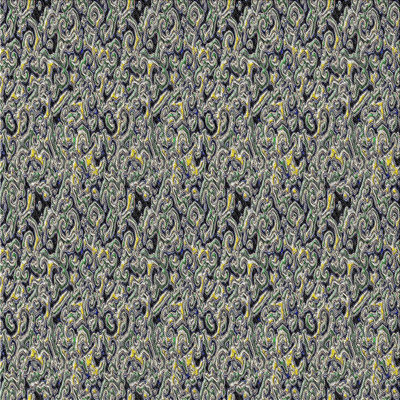 Tapis vert/noir à motifs