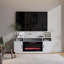 Symple Stuff 147cm W Black Electric Fireplace