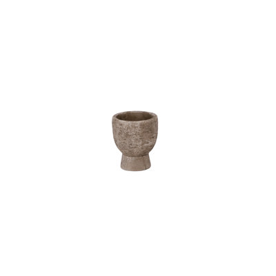 Pot de ciment vert mousse finition SM