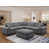 Dark Gray Chenille