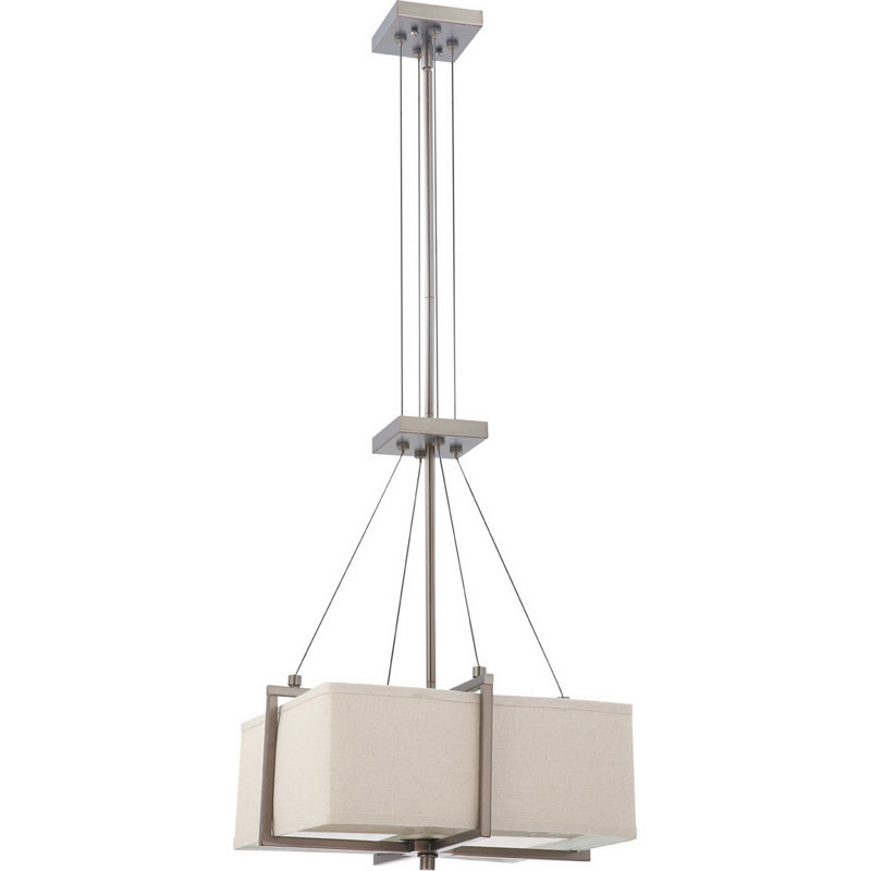 Luminaire suspendu carré 2 lumières Farrington Gurney