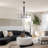 6 - Light Empire Candle Style Dimmable Chandelier