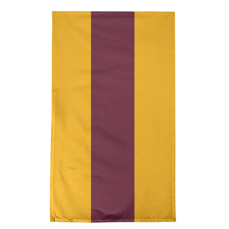 Stripe Tea Towel Kitchen Towel, Cotton Blend, Gold/Wine/Gold Cleveland Basketball