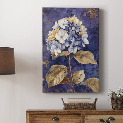 Série FLORAL CCXL - Toile tendue avec châssis de qualité supérieure - Prêt à être accroché